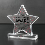 Biggest Farter Award Funny Couples Gift Star Trophy Valentines Biggest Farter Award Funny Couples Gift Star Trophy Valentines