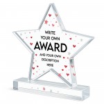 Personalised Award Funny Gift For Boyfriend Girlfriend Husband