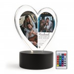 Custom Husband Gift Photo Plaque With LED Light Gift For Husband
