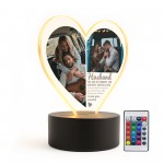 Custom Husband Gift Photo Plaque With LED Light Gift For Husband