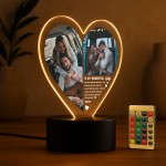Wife Gift Photo Plaque With LED Light Gift For Wife Anniversary