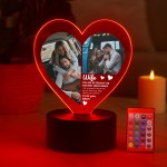 Custom Wife Gift Photo Plaque With LED Light Gift For Wife