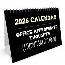 Funny 2026 Calendar Novelty Desk Office Planner 16 Page Flipbook