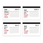 Funny 2026 Calendar Novelty Desk Office Planner 16 Page Flipbook