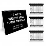 12 Week Weight Loss Habit Tracker And Body Measurement Tracker