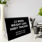 12 Week Weight Loss Habit Tracker And Body Measurement Tracker