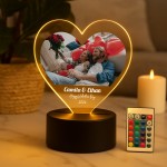 Personalised Happy Valentines Day Gift Photo LED Couple Gift