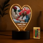 Personalised Happy Valentines Day Gift Photo LED Couple Gift