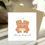 Valentines Card, Valentines Day Card, I Love You Beary Much