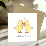 Valentines Day Card I Ducking Love You Card For Husband Wife