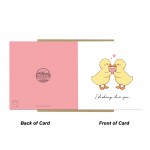 Valentines Day Card I Ducking Love You Card For Husband Wife