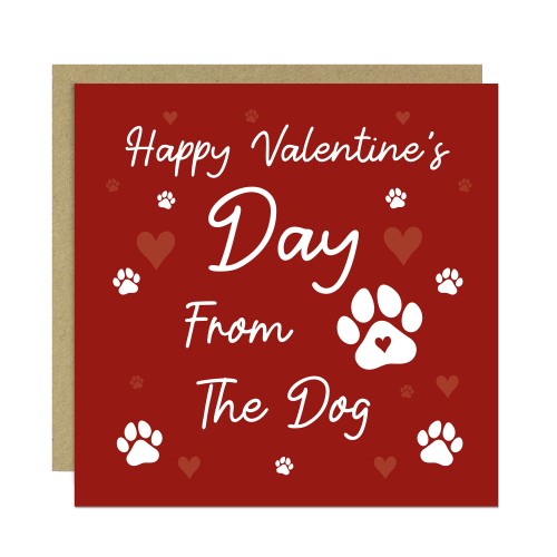 Happy Valentines Day From The Dog Perfect For Dog Mum Dog Dad
