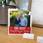 Gift For Boyfriend For Valentines Brick Photo Block Personalised