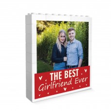 Gift For Girlfriend For Valentines Brick Photo Block