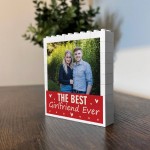 Gift For Girlfriend For Valentines Brick Photo Block Gift For Girlfriend For Valentines Brick Photo Block