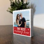 Gift For Husband For Valentines Brick Photo Block Husband Gift