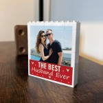 Gift For Husband For Valentines Brick Photo Block Husband Gift