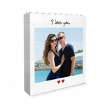 Gift For Anniversary Birthday Valentines Block Photo Plaque