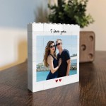 Gift For Anniversary Birthday Valentines Block Photo Plaque