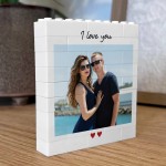 Gift For Anniversary Birthday Valentines Block Photo Plaque