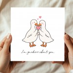 Novelty Valentines Day Card Quakers About You Card For Boyfriend