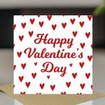 Cute Valentines Card for Her Him, Red Hearts Valentines Day Card Cute Valentines Card for Her Him, Red Hearts Valentines Day Card