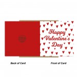 Cute Valentines Card for Her Him, Red Hearts Valentines Day Card Cute Valentines Card for Her Him, Red Hearts Valentines Day Card