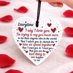 Perfect Valentines Gift For Him Her Acrylic Heart Anniversary Perfect Valentines Gift For Him Her Acrylic Heart Anniversary