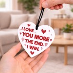 Love Heart Boyfriend Husband Gifts From Wife Anniversary