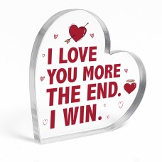 Love Heart Anniversary Valentines Day Gifts for Him Her