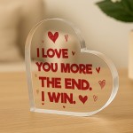 Boyfriend Husband Gifts From Wife Love Heart Anniversary