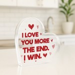 Boyfriend Husband Gifts From Wife Love Heart Anniversary