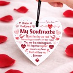 Soulmate Gifts For Anniversary Valentines Gift For Wife