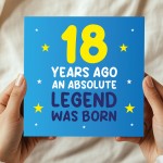 18th Birthday Card for Him Funny Card For 18 Year Old Boy Son