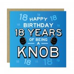 Funny 18th Birthday Card For Friend Brother Son Rude Cards