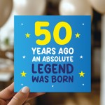 50th Birthday Card for Him Funny Card For 50 Year Old Men Dad