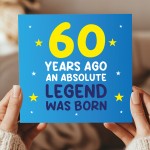60th Birthday Card for Him Funny Card For 60 Year Old Men Dad