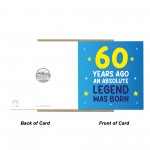 60th Birthday Card for Him Funny Card For 60 Year Old Men Dad