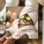 Funny Square Birthday Card with Envelope Relax Its Your Birthday