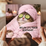 Funny Birthday Card with Envelope Relax Its Your Birthday Joke Funny Birthday Card with Envelope Relax Its Your Birthday Joke