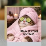 Funny Birthday Card with Envelope Relax Its Your Birthday Joke Funny Birthday Card with Envelope Relax Its Your Birthday Joke