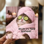 Funny Birthday Card with Envelope Relax Its Your Birthday Joke Funny Birthday Card with Envelope Relax Its Your Birthday Joke