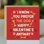 Funny Valentines Day Card Dog Themed Greetings Card For Him Her 