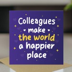 Card For Colleague With Kraft Envelope Birthday Leaving Job Card