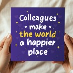 Card For Colleague With Kraft Envelope Birthday Leaving Job Card