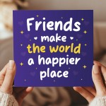 Birthday Card For Friend Best Friend With Kraft Envelope Birthday Card For Friend Best Friend With Kraft Envelope