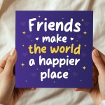 Birthday Card For Friend Best Friend With Kraft Envelope Birthday Card For Friend Best Friend With Kraft Envelope