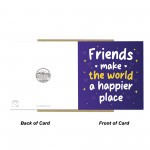 Birthday Card For Friend Best Friend With Kraft Envelope Birthday Card For Friend Best Friend With Kraft Envelope