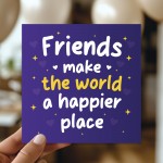 Birthday Card For Friend Best Friend With Kraft Envelope Birthday Card For Friend Best Friend With Kraft Envelope