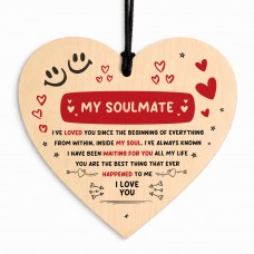 Gift for Her Him My Soulmate Valentines Day Anniversary Gift